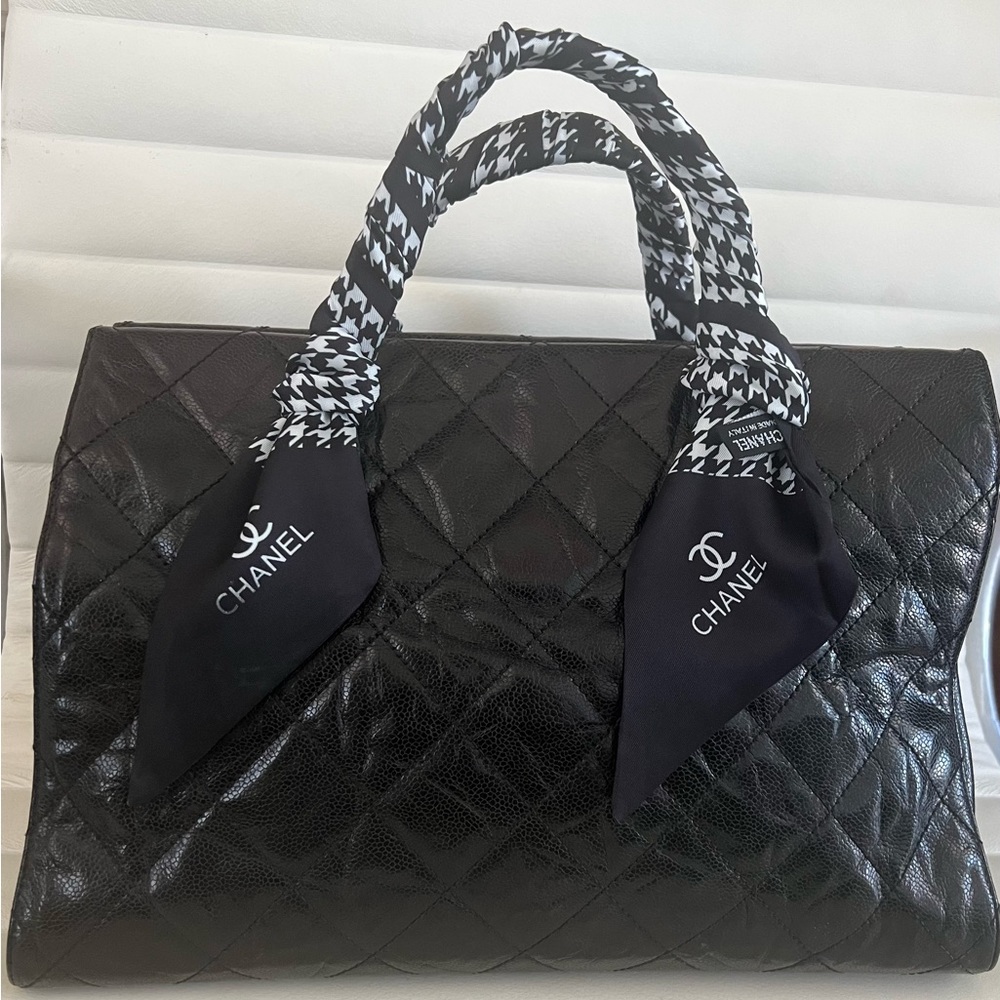 CHANEL rue cambon 31 caviar leather bag